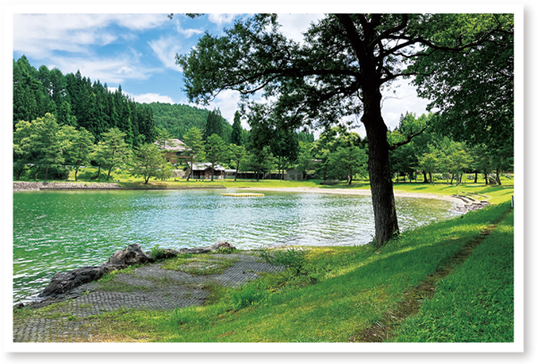 湖畔の遊歩道 ウォーキング